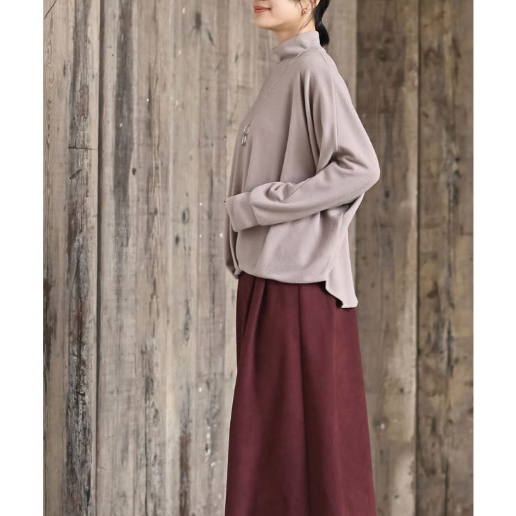 ネックレス付裾タックプチハイネックプルオーバー | rps | 詳細画像17 