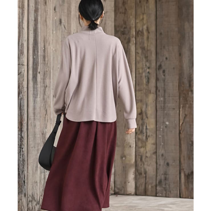 ネックレス付裾タックプチハイネックプルオーバー | rps | 詳細画像18 