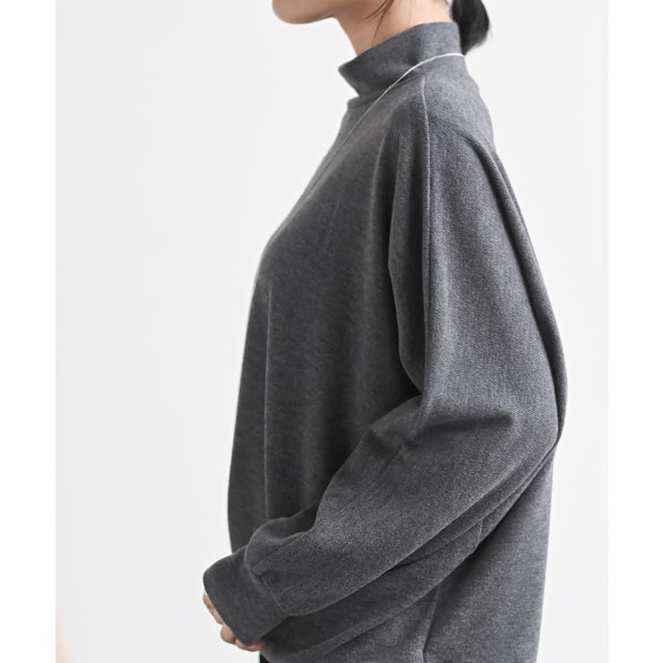 ネックレス付裾タックプチハイネックプルオーバー | rps | 詳細画像6 