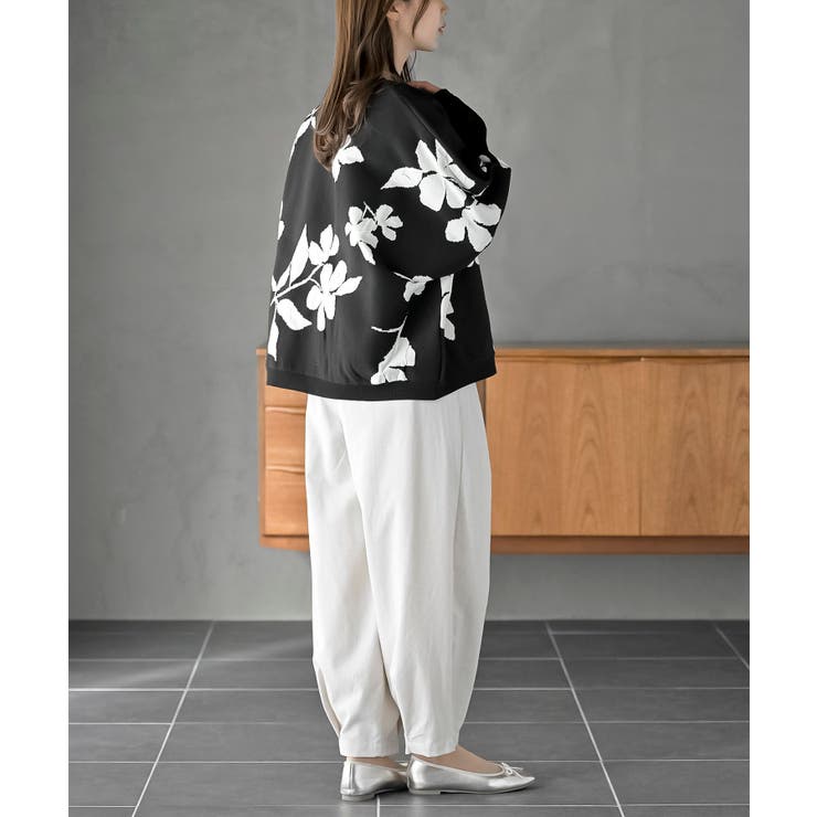 花柄ジャガードスポンジニットワイドプルオーバー | rps | 詳細画像21 