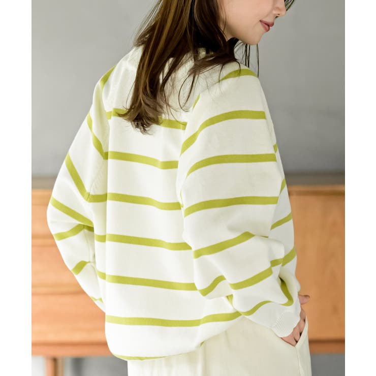 ラインボーダースポンジニットプルオーバー | rps | 詳細画像16 