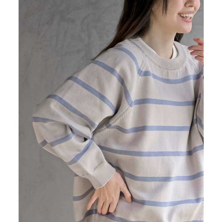 ラインボーダースポンジニットプルオーバー | rps | 詳細画像22 