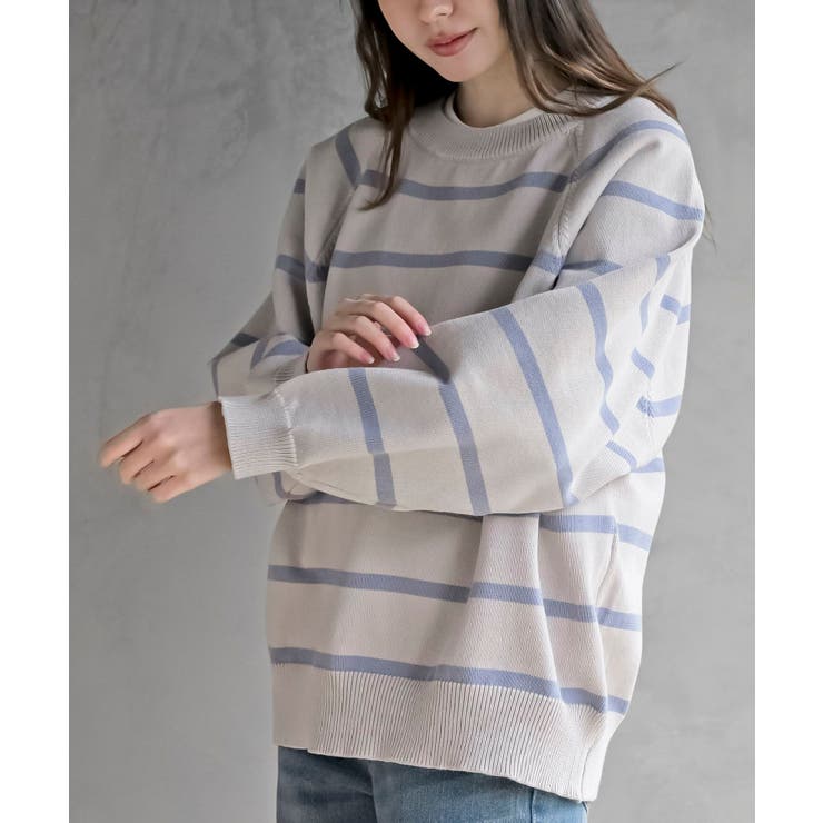 ラインボーダースポンジニットプルオーバー | rps | 詳細画像23 