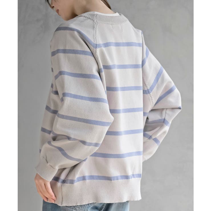 ラインボーダースポンジニットプルオーバー | rps | 詳細画像24 