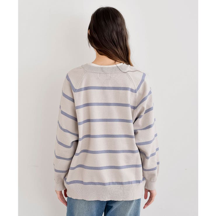 ラインボーダースポンジニットプルオーバー | rps | 詳細画像27 