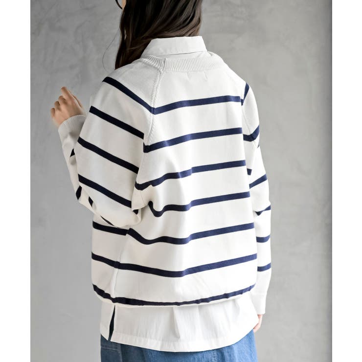 ラインボーダースポンジニットプルオーバー | rps | 詳細画像8 