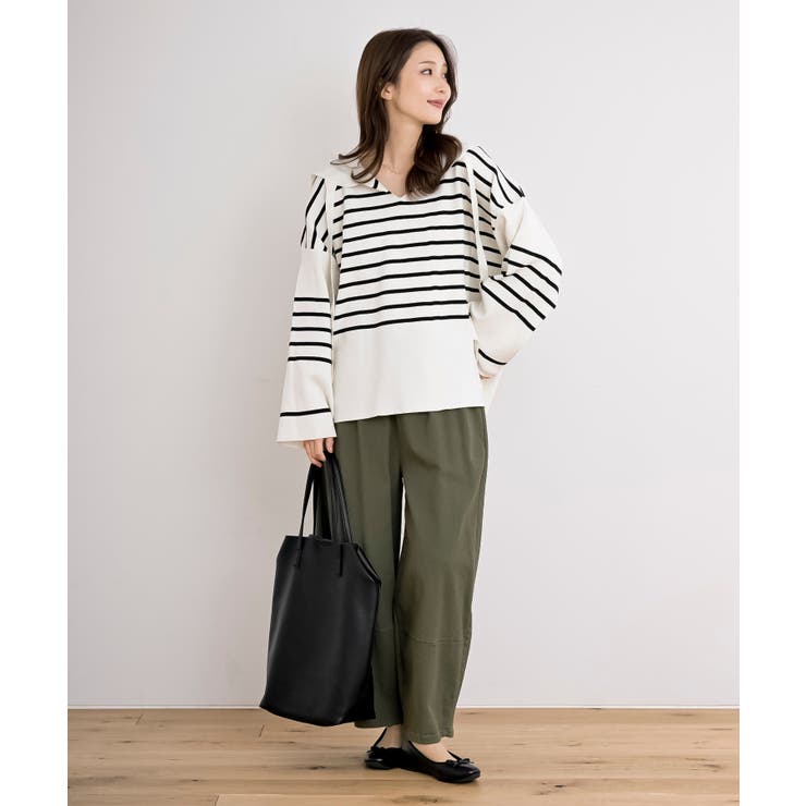 セーラーカラーボーダーニットプルオーバー | rps | 詳細画像10 