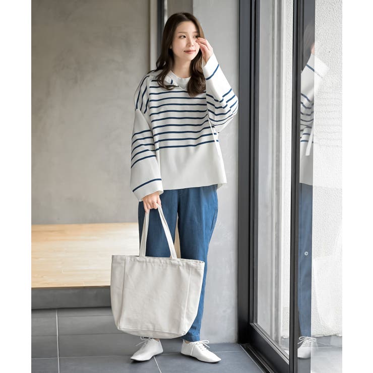 セーラーカラーボーダーニットプルオーバー | rps | 詳細画像2 