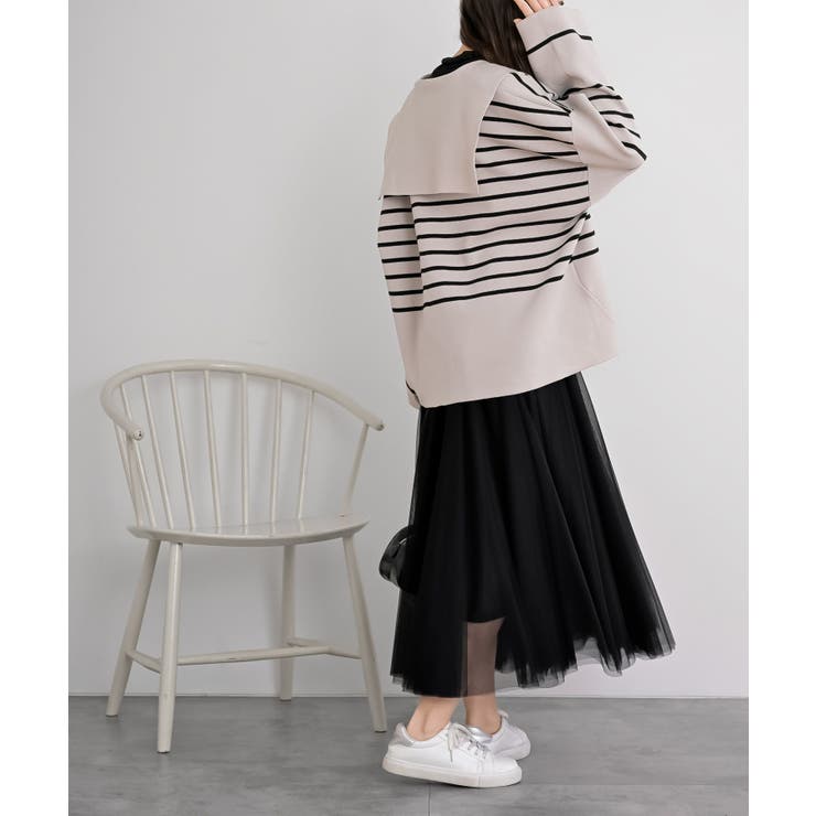 セーラーカラーボーダーニットプルオーバー | rps | 詳細画像21 