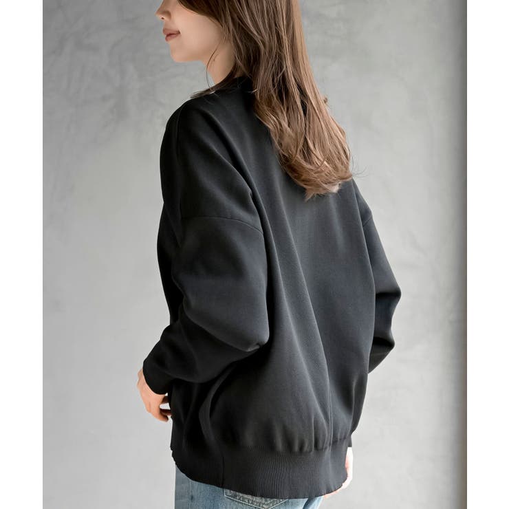 ゴールドボタンクルーネックスポンジニットカーディガン | rps | 詳細画像23 