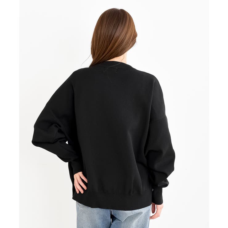 ゴールドボタンクルーネックスポンジニットカーディガン | rps | 詳細画像36 