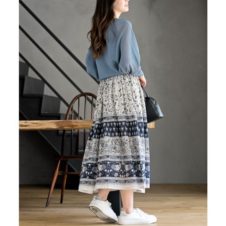 麻タッチＶネックニットカーディガン | rps | 詳細画像5 