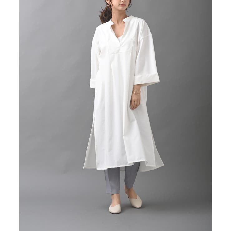 LE PHIL ルフィル　ピュアリネンカフタンワンピース　説明文必須　お値下げ可 TRリネンタッチカフタンワンピース[品番：RPSW0000371]｜rps