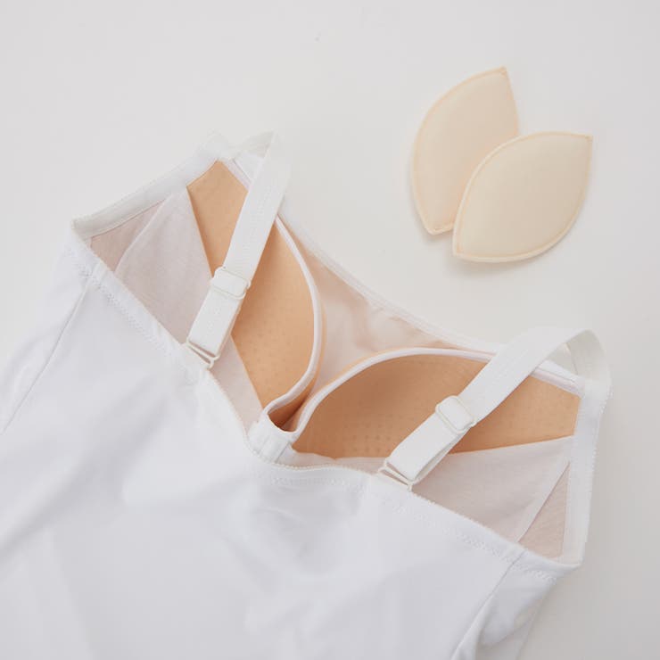 大きいサイズ キャミブラVer2.0 白 丸胸（SP-325） | Ruiglamourous | 詳細画像6 