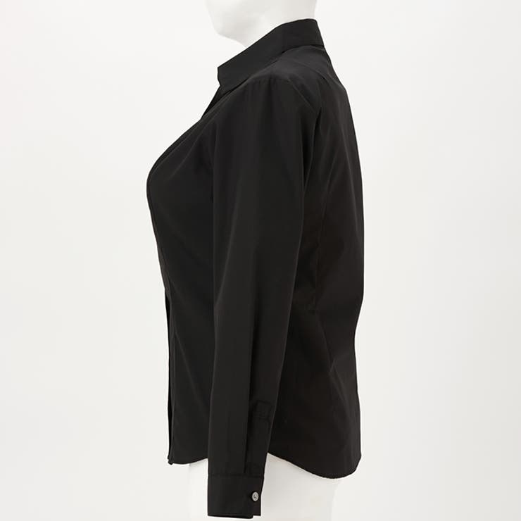SALE 大きいサイズ 女性 売れ筋商品|||シャツVer3.5 黒・スキッパー（SP-511） 大きいサイズ シャツVer3.5 黒・スキッパー（SP-511）[品番
