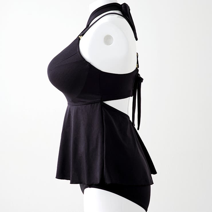 水着 レディース フレアビキニ 3点セット・黒（SP590） | Ruiglamourous | 詳細画像9 