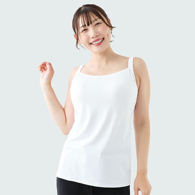 ブラジャー 大きいサイズ 【NEW】キャミブラ 白 寄せ上げ（SP588） | Ruiglamourous | 詳細画像3 