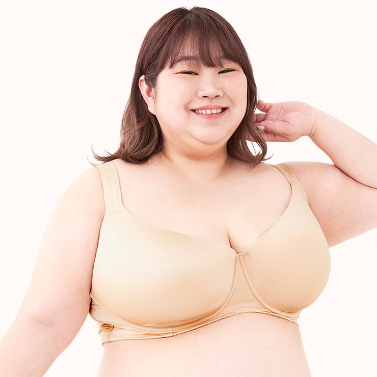 ブラジャー 大きいサイズ プラスサイズモールドブラ[品番
