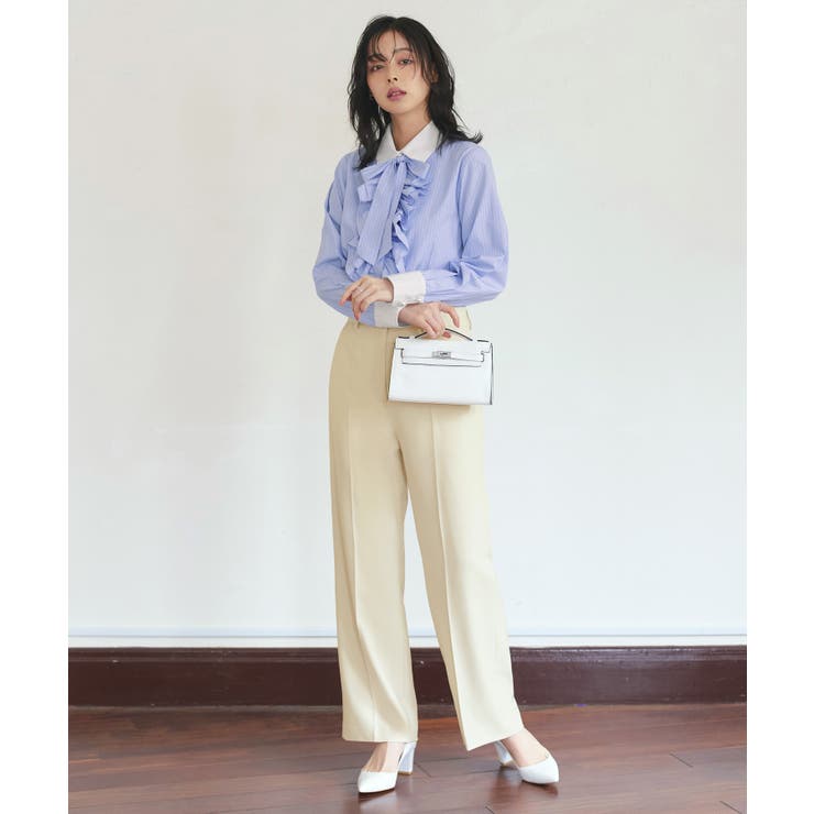 シークレットゴム・センタープレススラックス | RUIRUE BOUTIQUE | 詳細画像13 