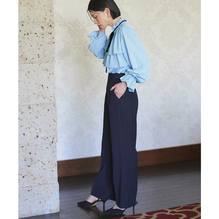 シークレットゴム・センタープレススラックス | RUIRUE BOUTIQUE | 詳細画像16 
