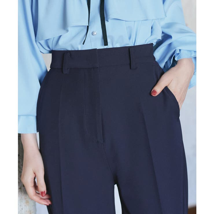 シークレットゴム・センタープレススラックス | RUIRUE BOUTIQUE | 詳細画像17 