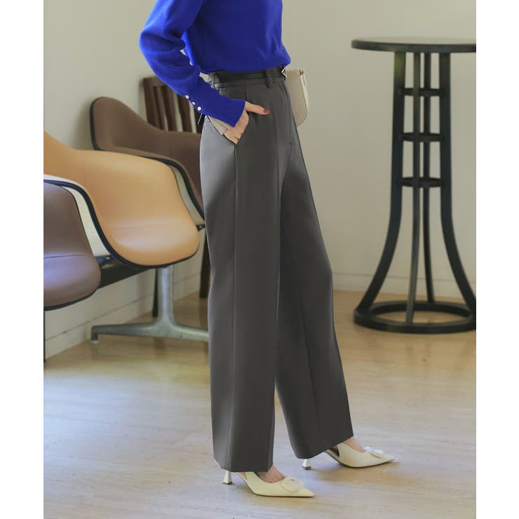 シークレットゴム・センタープレススラックス | RUIRUE BOUTIQUE | 詳細画像8 