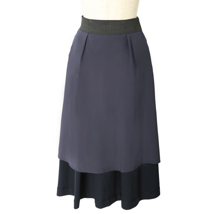 シークレットゴム ハイウエストＡラインスカート | RUIRUE BOUTIQUE | 詳細画像23 