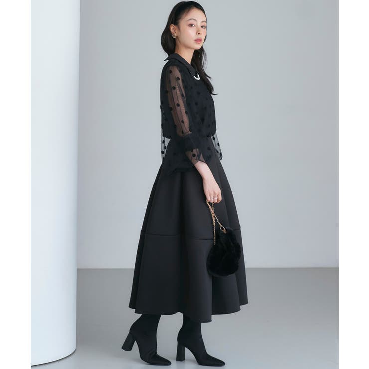 選べるシルエット・丈 ボンディングボリュームスカート | RUIRUE BOUTIQUE | 詳細画像4 
