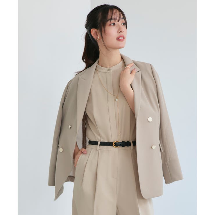 選べる袖丈パナマシアーテーラードジャケット | RUIRUE BOUTIQUE | 詳細画像30 