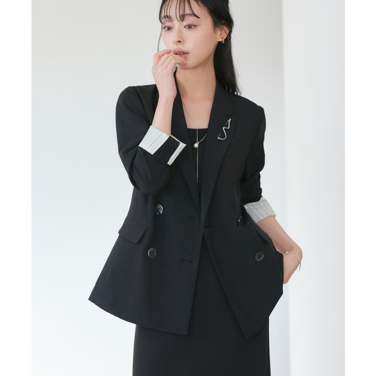 選べる袖丈 リネンライクテーラードジャケット | RUIRUE BOUTIQUE | 詳細画像11 