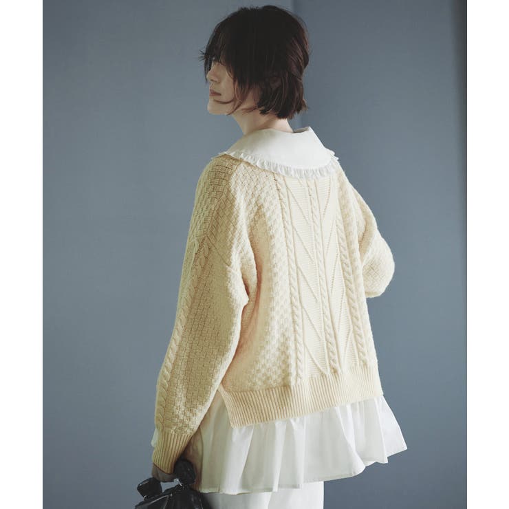 ビックカラーケーブルニット | RUIRUE BOUTIQUE | 詳細画像11 