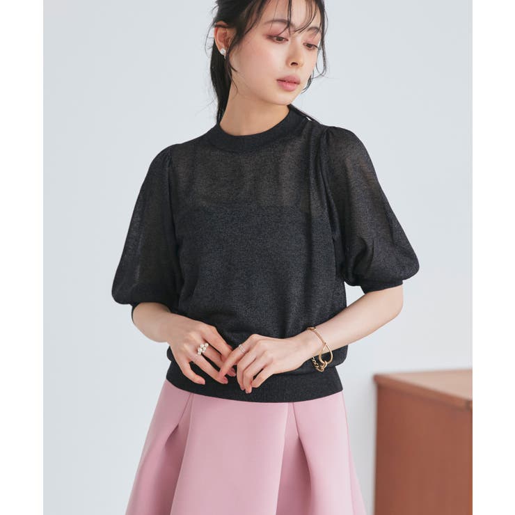 バックパールシアーパフニット | RUIRUE BOUTIQUE | 詳細画像13 