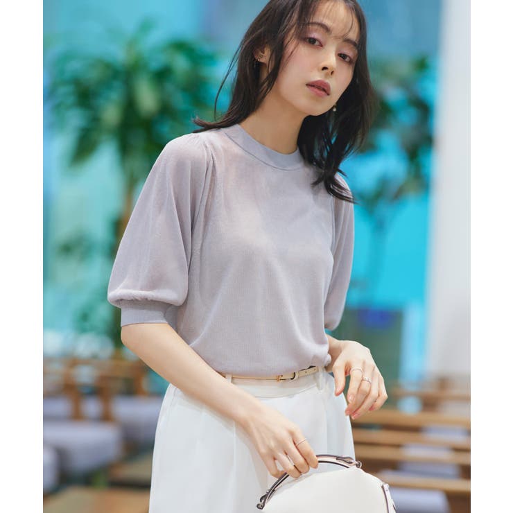 バックパールシアーパフニット | RUIRUE BOUTIQUE | 詳細画像16 