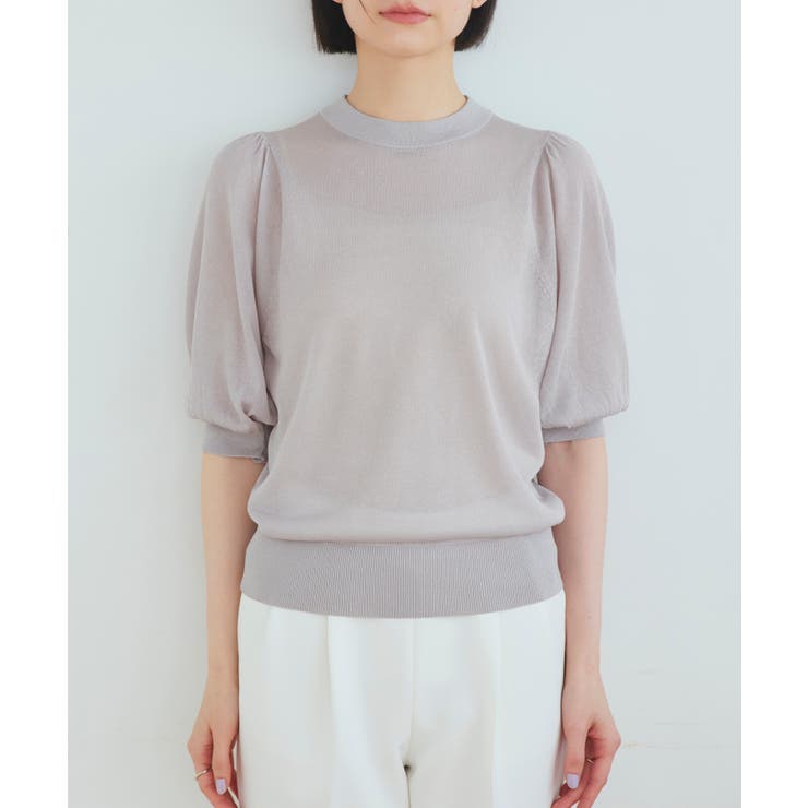 バックパールシアーパフニット | RUIRUE BOUTIQUE | 詳細画像20 