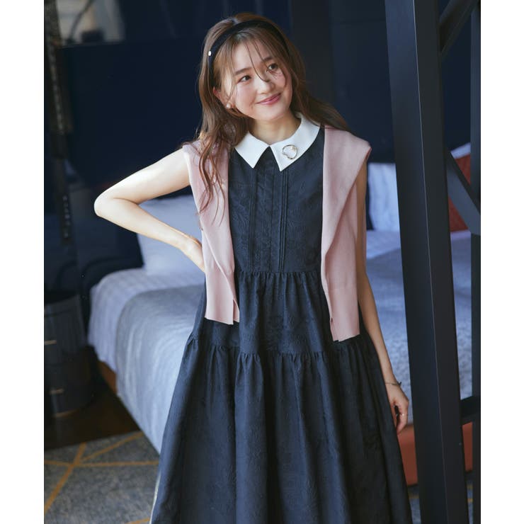 メタルボタンカラーパフカーデ | RUIRUE BOUTIQUE | 詳細画像15 