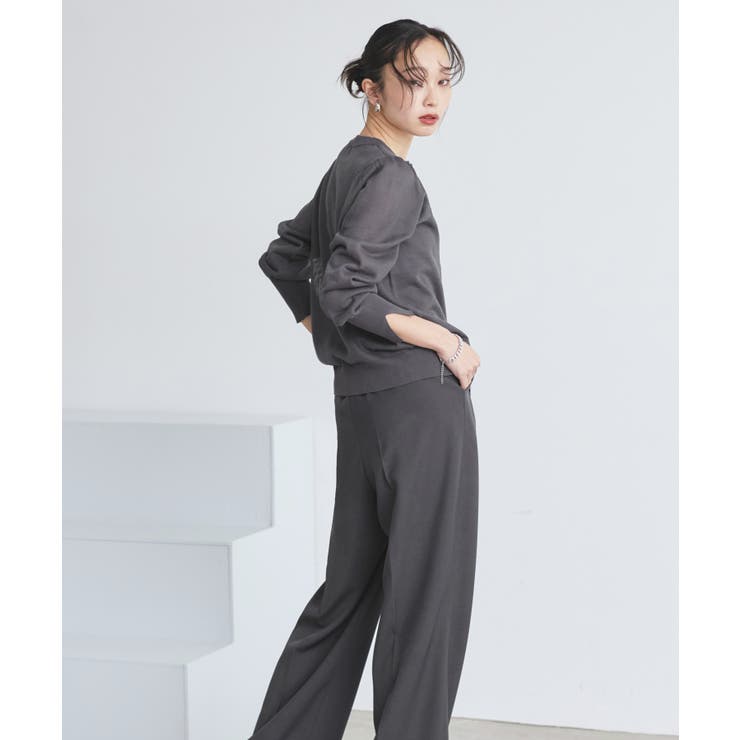 メタルボタンカラーパフカーデ | RUIRUE BOUTIQUE | 詳細画像18 