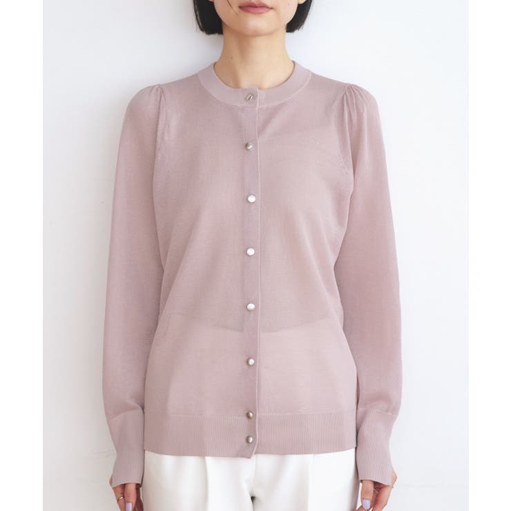 メタルボタンカラーパフカーデ | RUIRUE BOUTIQUE | 詳細画像20 