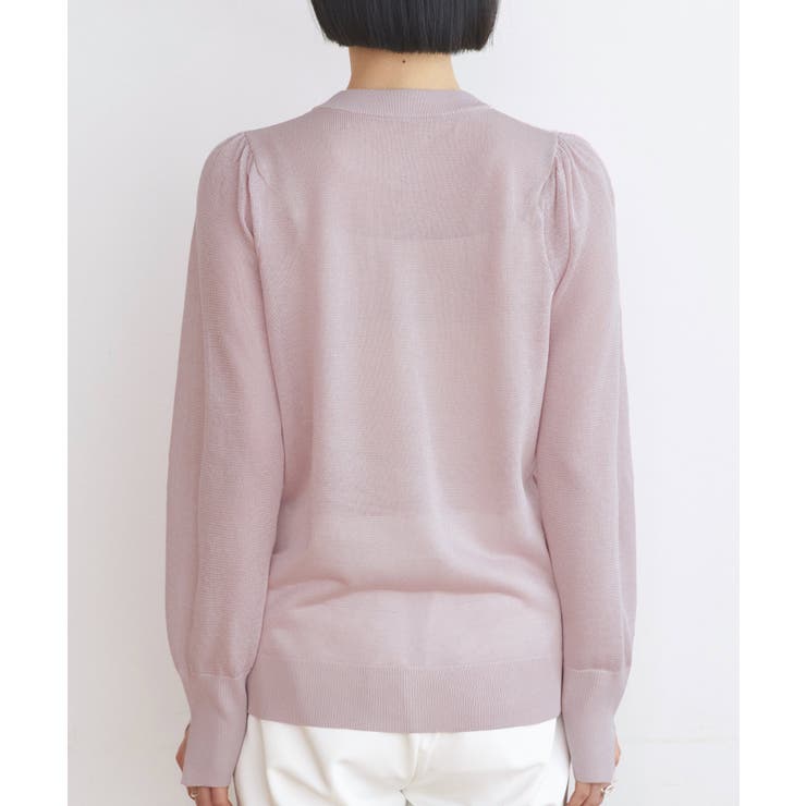 メタルボタンカラーパフカーデ | RUIRUE BOUTIQUE | 詳細画像21 