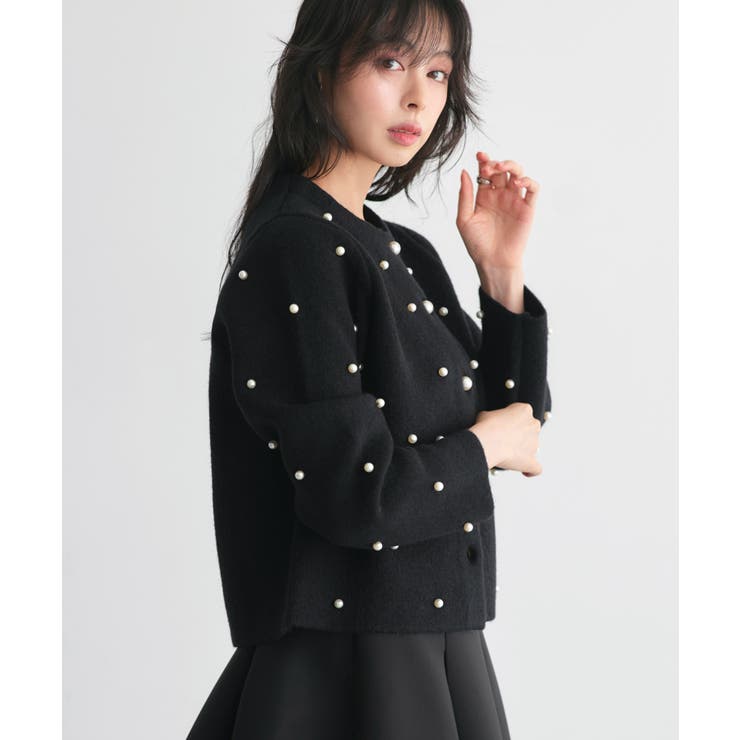 パールニットカーデ | RUIRUE BOUTIQUE | 詳細画像9 