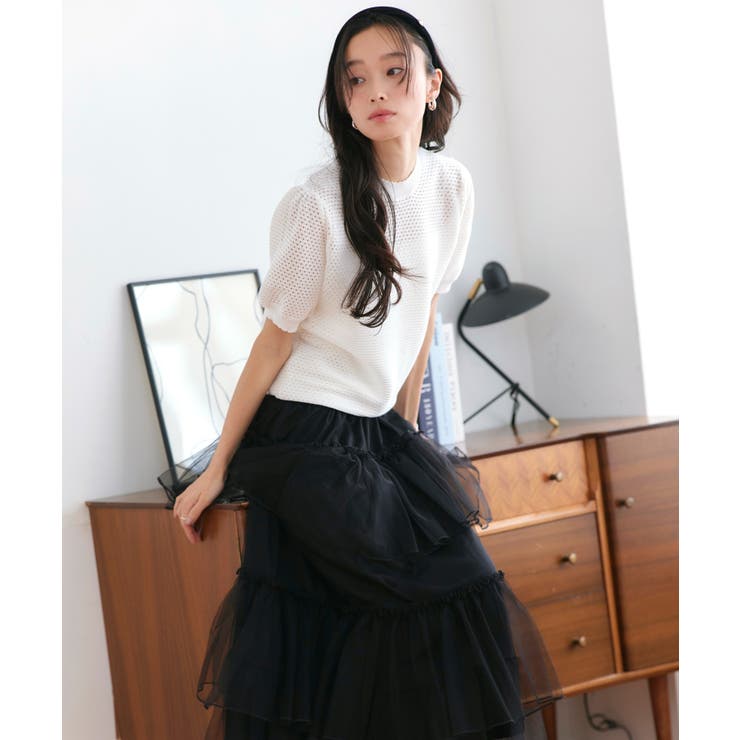 クロシェ風パフニット | RUIRUE BOUTIQUE | 詳細画像17 
