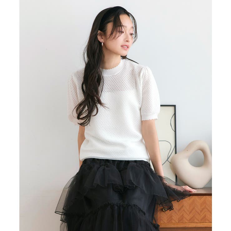 クロシェ風パフニット | RUIRUE BOUTIQUE | 詳細画像20 