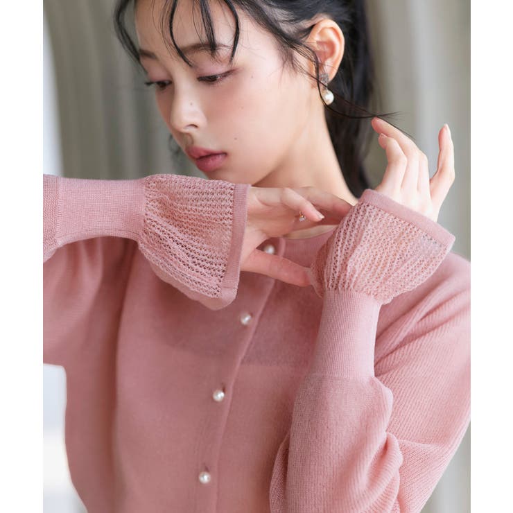 メッシュフリルカーデ | RUIRUE BOUTIQUE | 詳細画像25 