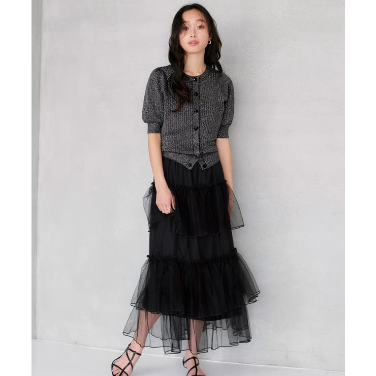 2WAYラメRIBパフカーデ | RUIRUE BOUTIQUE | 詳細画像18 