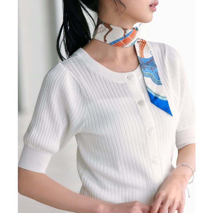 2WAYラメRIBパフカーデ | RUIRUE BOUTIQUE | 詳細画像27 