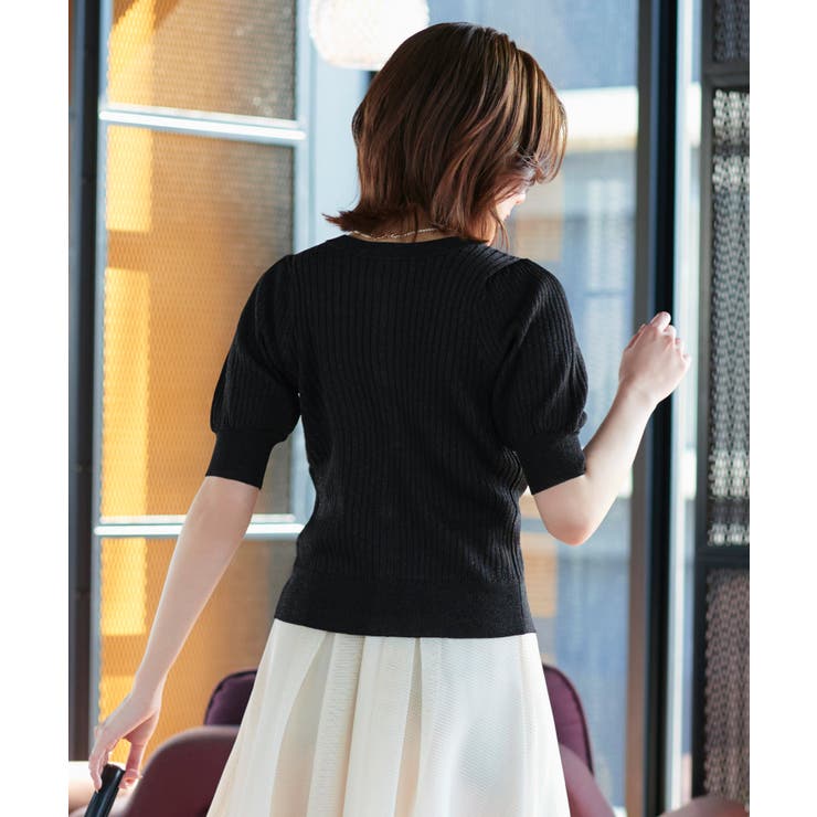 2WAYラメRIBパフカーデ | RUIRUE BOUTIQUE | 詳細画像32 