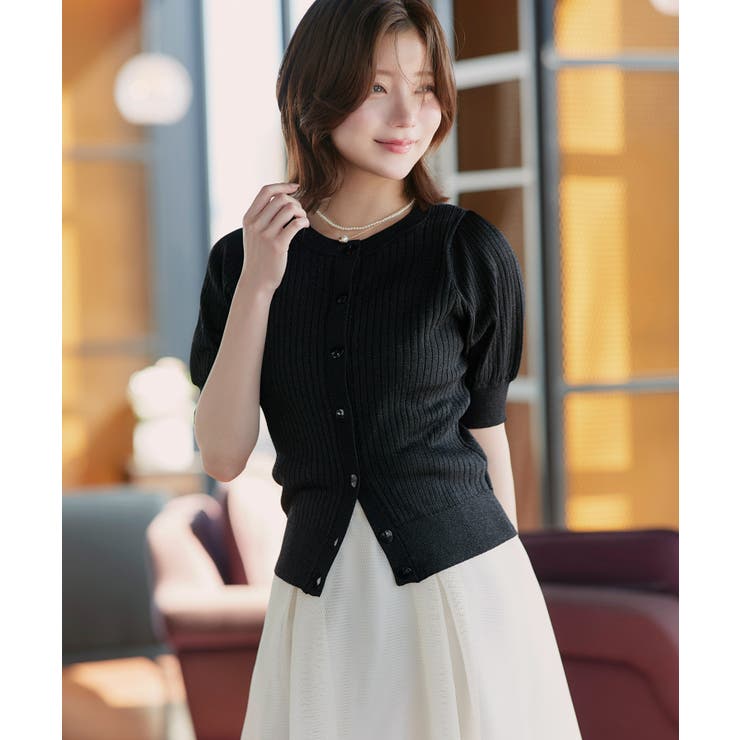 2WAYラメRIBパフカーデ | RUIRUE BOUTIQUE | 詳細画像34 