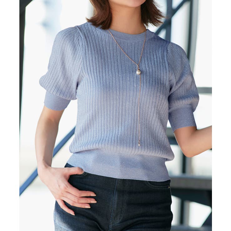 2WAYラメRIBパフカーデ | RUIRUE BOUTIQUE | 詳細画像36 