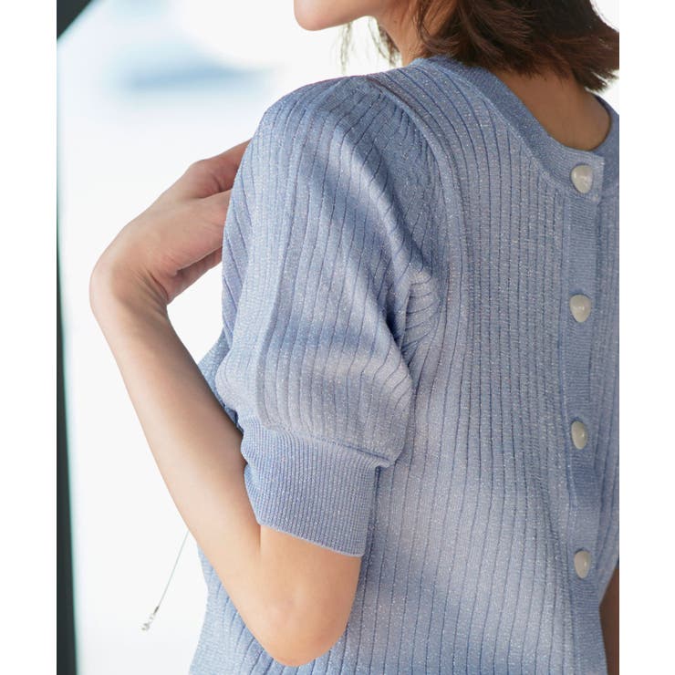 2WAYラメRIBパフカーデ | RUIRUE BOUTIQUE | 詳細画像39 