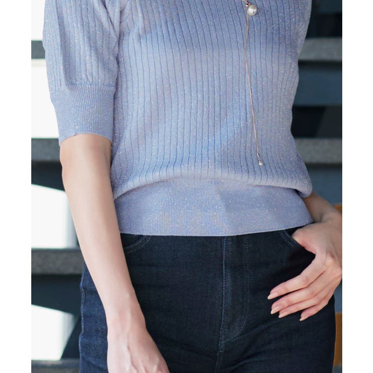 2WAYラメRIBパフカーデ | RUIRUE BOUTIQUE | 詳細画像40 