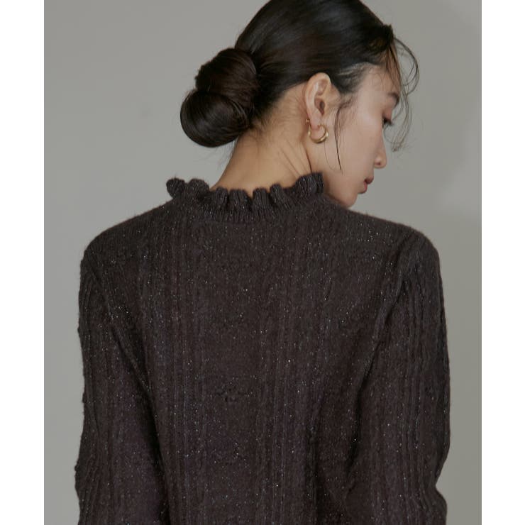 ウールモヘアブレンドフリルプルオーバー | RUIRUE BOUTIQUE | 詳細画像15 